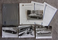 BENTLEY ROLLS ROYCE orig 1984-85 UK Mkt Press Pack - Silver Spirit Spur Camargue