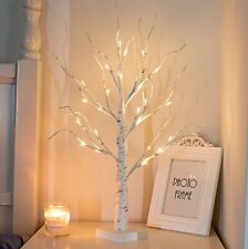 White Tree with Lights Mini