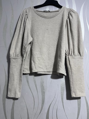 Zara beige puff sleeve - zara,
