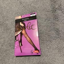 Silky Scarlet Seamer Tights