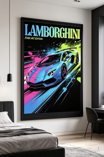 Neon funk lamborghini - neon,