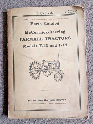 Parts catalog - tc-9-a,