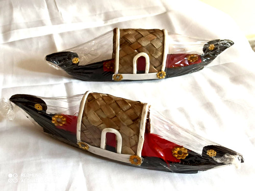 Pair boat model assembled - boat,