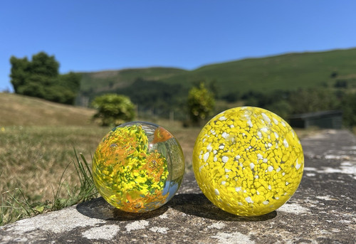 Pair studio art glass - studio,