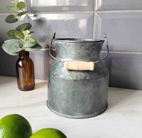Farmhouse metal milk churn - farmhouse,