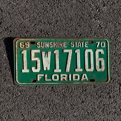 1969 1970 florida - 1969, license