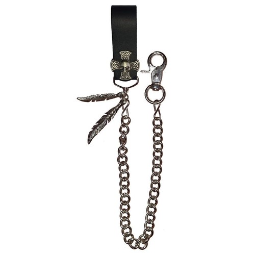 Skull iron cros leather - cros,