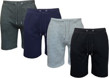 Mens Plain Jogger Shorts with