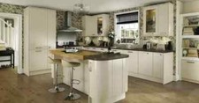 Howdens  Discontinued Glendevon Gloss Stone Kitchen Range