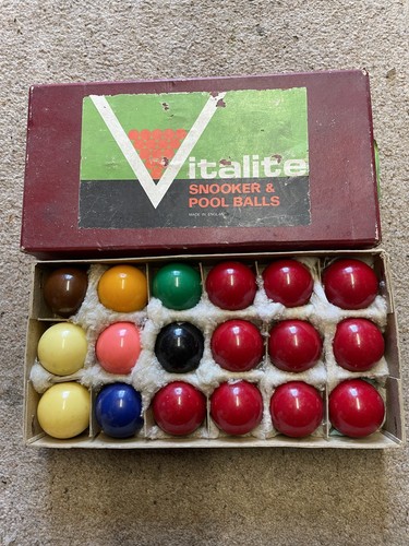 Vintage vitalite snooker - vintage, balls