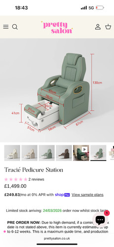 Pretty salon pedicure - ‘pretty, salon’