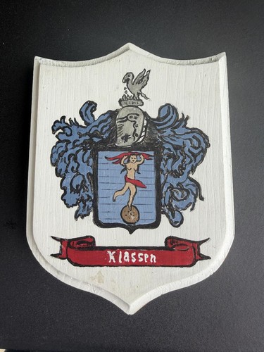 Hand painted wooden coat - coat, of