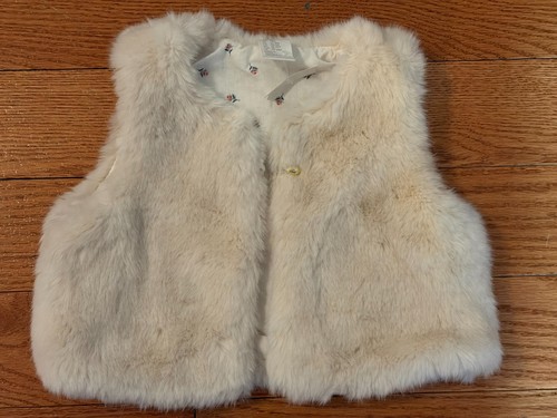 Nwt baby girl cream faux - nwt,