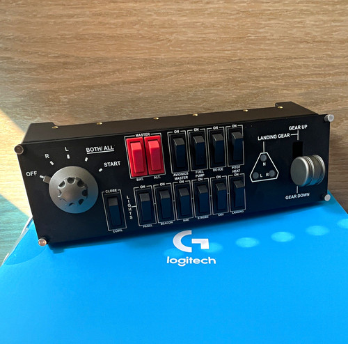 Logitech flight switch panel - logitech,
