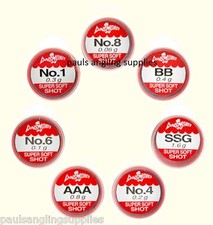 Super Soft Fishing Refill Split Shot One Tub Assorted Sizes to Select From