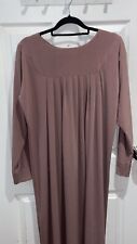 Women's Maxi Purple Layered Design Simple Abaya - Size 58
