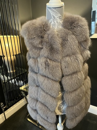 Fox fur gilet size - gilet, petite