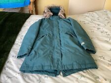 THE NORTH FACE LADIES ARCTIC PARKA, Teal, Down Filled, Size Medium, Dry-vent