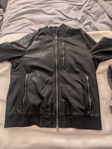 Allsaints men leather - men's, bomber