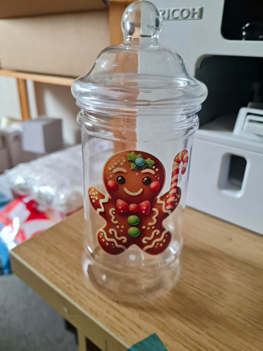 Clear fillable sweet christmas - clear,