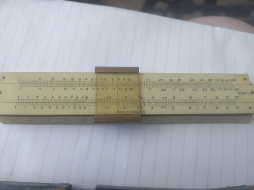 Vintage universal slide rule - vintage,