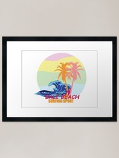 BALI BEACH Framed Art Print