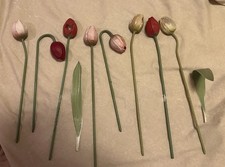 Vintage Glass Tulips 