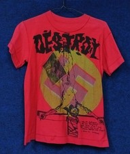 Vintage 80's Punk SEDITIONARIES Boot DESTROY T-shirt size S
