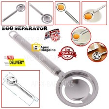 Egg Yolk White Separator Divider Stainless Steel Cooking Baking Kitchen Tools UK