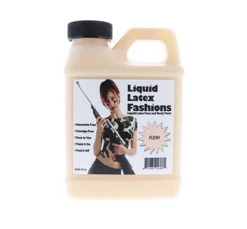 Flesh liquid latex face and - latex,