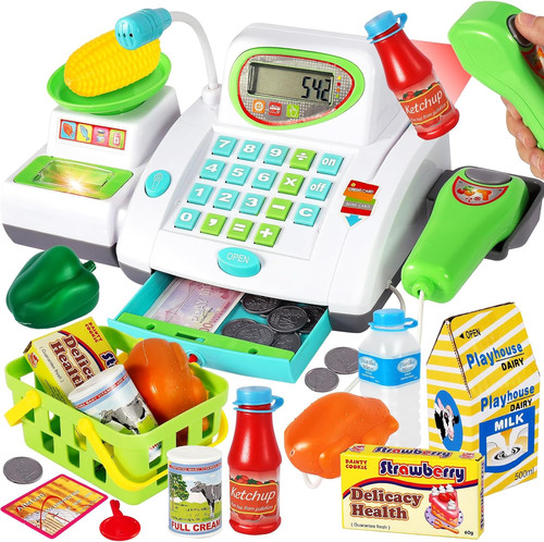 Toy till cash register - cash,