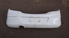 VAUXHALL CORSA D MK3 SXI REAR BACK BUMPER 3 DOOR GLACIER WHITE 474/10L/10U 06-14