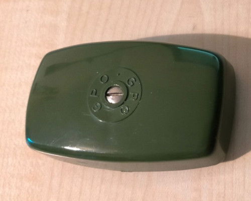 Vintage gpo green telephone - vintage,