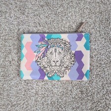 Lion headdress pouch - lion, clutch