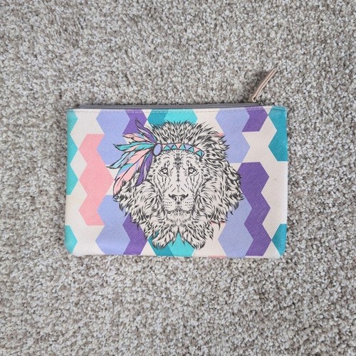 Lion headdress pouch clutch - lion,