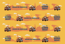 Cars Mater Birthday A3 Gift