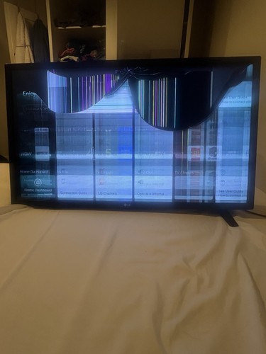 Smart with broken lcd - with,