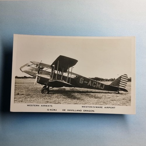 Commercial aircraft postcard - aircraft,