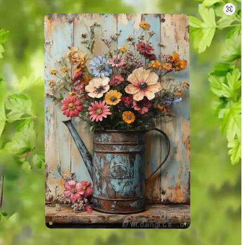 Rustic vintage wall decor - wall,
