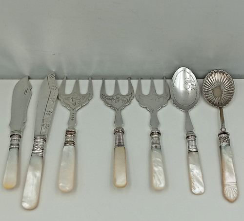 Mother pearl silver - of,