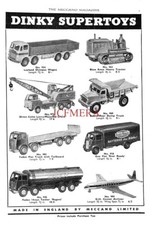 1950s DINKY Toys ADVERT Foden
