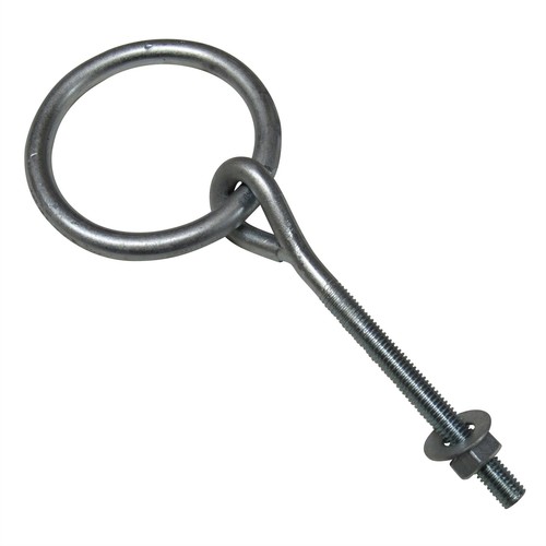 Ring eye bolt zinc - zinc, plated