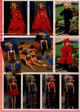Knitting pattern copy 0418.  Dolls clothes outfits for Barbie Sindy etc.  DK