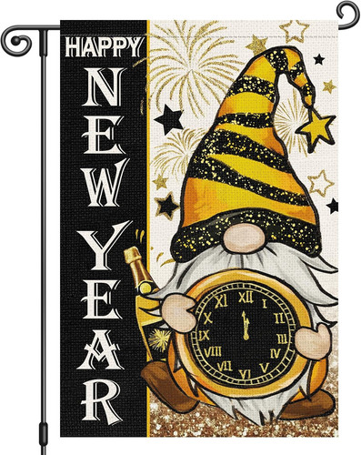 Happy new year gnome - happy,