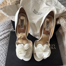 Badgley Mischka 8M (UK6) Open Toe Bridal Shoes