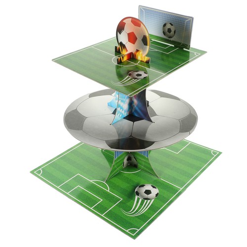 Football theme cake - theme, stand