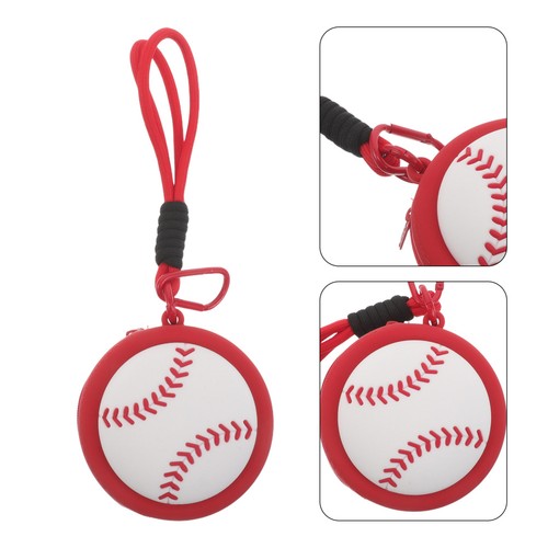 Baseball silicone coin wallet - silicone,