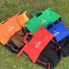 Trolley Bags Original- Set Of 4 Reusable Stackable Roll Up Shopping Bags (VGC+)