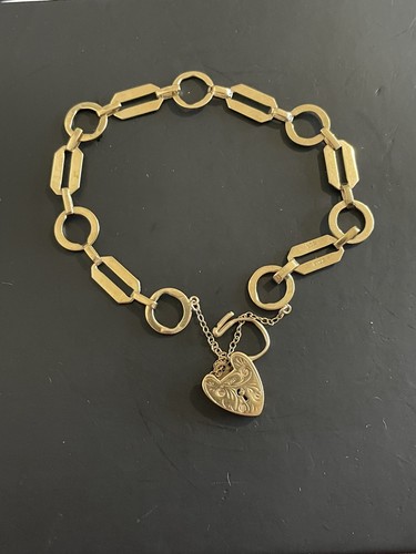 9ct gold fancy link bracelet - fancy,