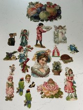 Collection Victorian Paper Scraps X20 Angels Etc